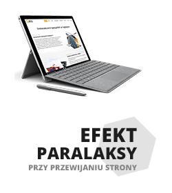 Efekt paralaksa Strona www z efektem paralaksa